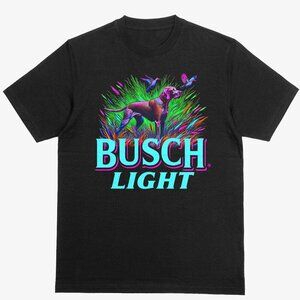 Busch Light English Pointer Bird Hunters T-shirt Black